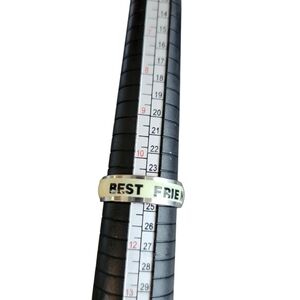 Stainless Steel Best Friend Ring - Green and Black Glow In The Dark!